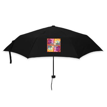 Fleurs sauvages - Parapluie standard - noir - Devant