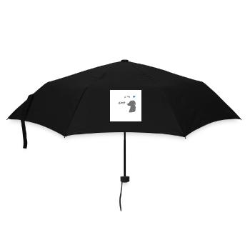 Dog - Umbrella (small) - black - Front