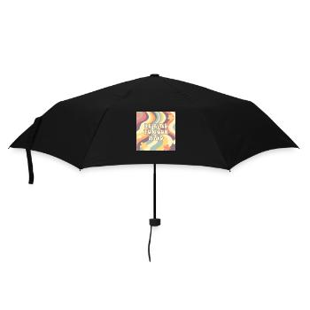 "Be Kind to Your Mind” -Retro Mental Health gifts - Umbrella (small) - black - Front