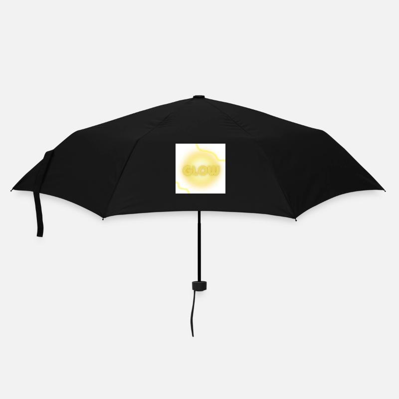 Glow - Regenschirm (klein) - Schwarz