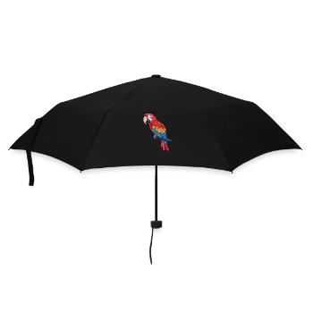 Ara coloré dans une splendeur vivante - Parapluie standard - noir - Devant