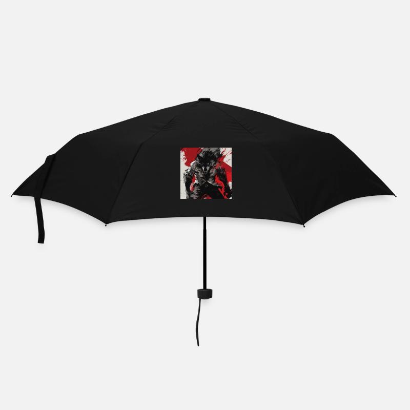 Loup-garou - Parapluie standard - noir