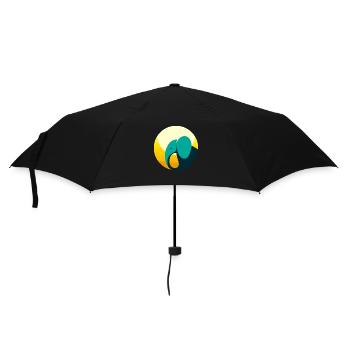 Abstract Elephant - Umbrella (small) - black - Front