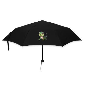 Bébé dragon souriant mignon - Parapluie standard - noir - Devant
