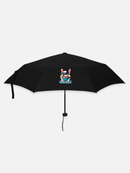 French Bulldog 2 - Regenschirm (klein) - Schwarz
