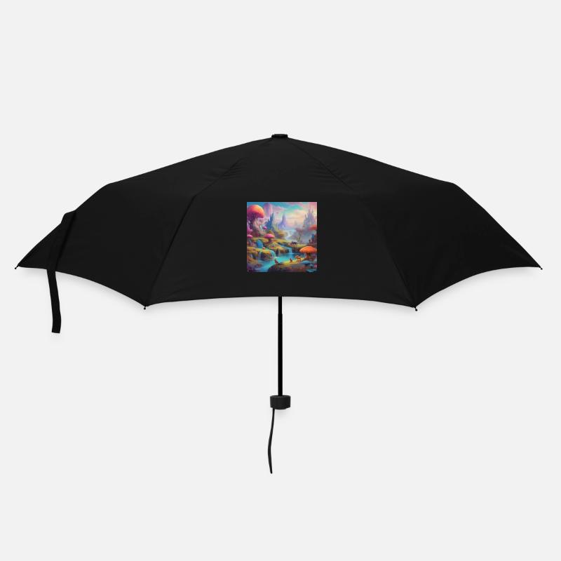Fantasy - Regenschirm (klein) - Schwarz