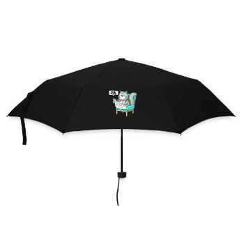 Daily Meows - Umbrella (small) - black - Front
