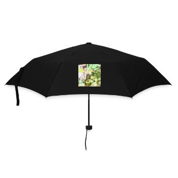 Huppe fasciée oiseau mignon - Parapluie standard - noir - Devant