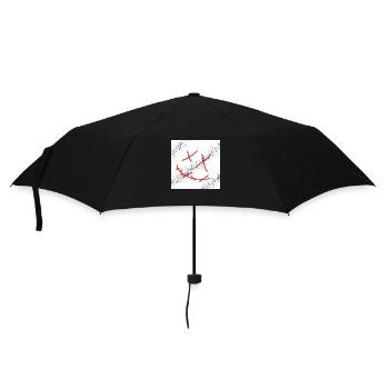 Deathly smile - Regenschirm (klein) - Schwarz - Vorne