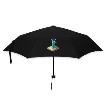Géométrique low poly Le cornichon - Parapluie standard - noir - Devant