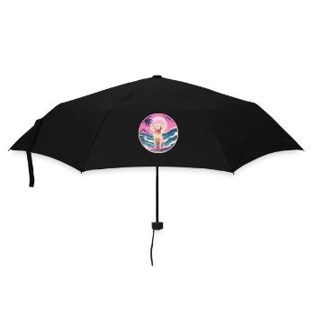 Surfeur de Labrador Retriever 🐾 2 - Parapluie standard - noir - Devant