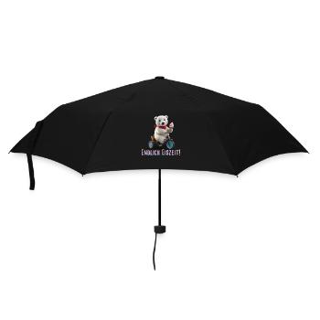 Eisbär j’aime la glace au soleil 01 - Parapluie standard - noir - Devant