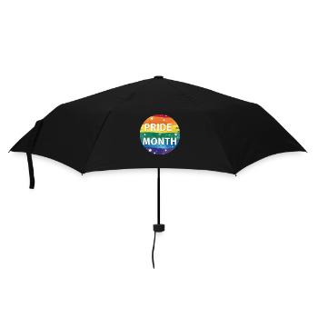LGBTQ Pride Month - Regenschirm (klein) - Schwarz - Vorne