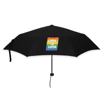 LGBTQ Love is Love - Umbrella (small) - black - Front