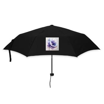 Lila Macro 5 - Regenschirm (klein) - Schwarz - Vorne