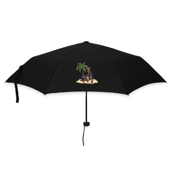 Doberman Dog Summer - Umbrella (small) - black - Front