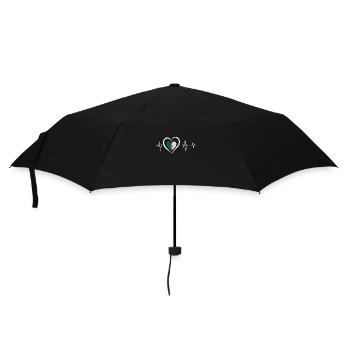 heartbeat Algeria - Umbrella (small) - black - Front