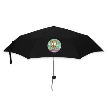 Whaz up? - Regenschirm (klein) - Schwarz - Vorne