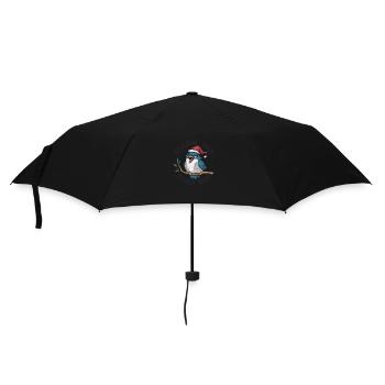 The early bird can take me - Umbrella (small) - black - Front