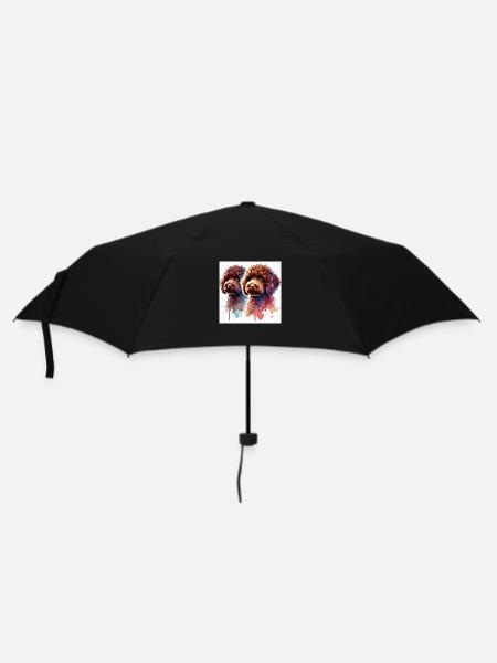 Lagotto Romagnolo aquarelle - Parapluie standard - noir