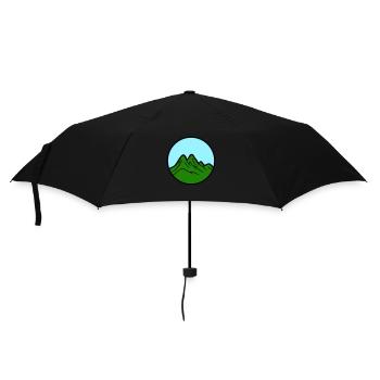 Mountains 2 - Umbrella (small) - black - Front