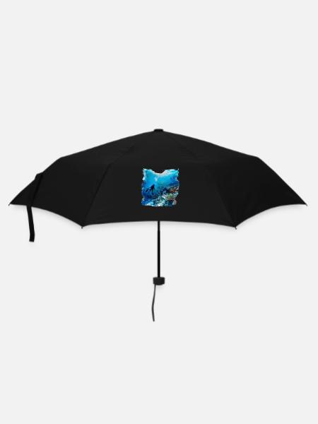 S’immerger dans un monde étranger - Parapluie standard - noir