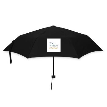 Watt Willste - Regenschirm (klein) - Schwarz - Vorne