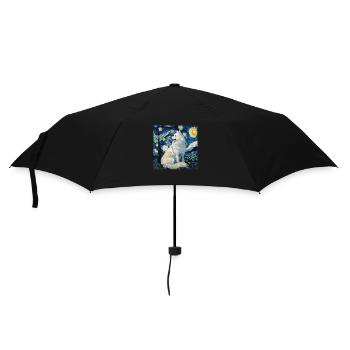 Samoyed, Samoyed, dog, gift, dog lover - Umbrella (small) - black - Front