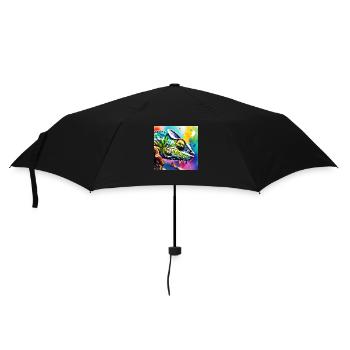 Chameleon coloured - Umbrella (small) - black - Front