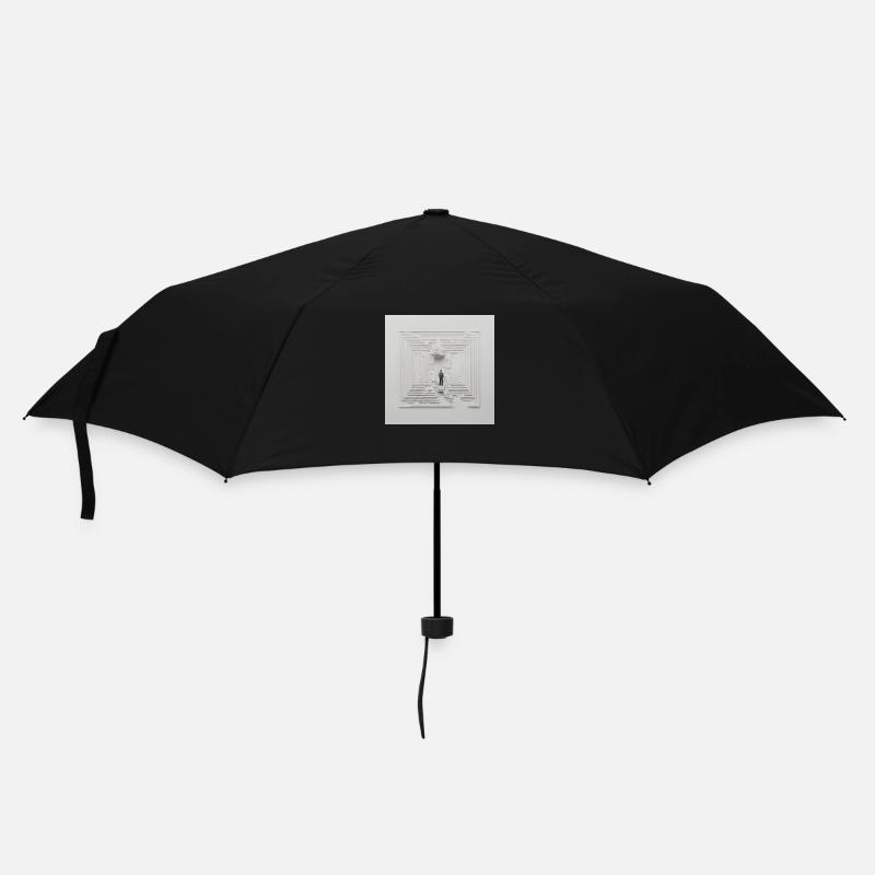 Élégance libérale x minimalisme - Parapluie standard - noir