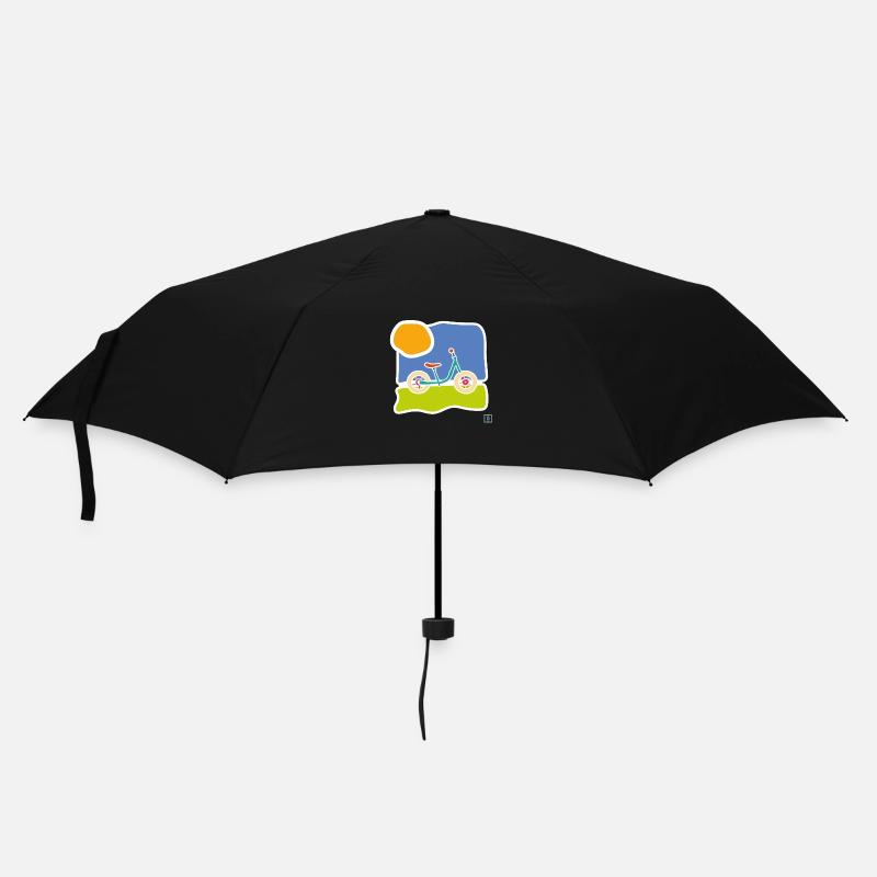 Kinderfahrrad - Regenschirm (klein) - Schwarz