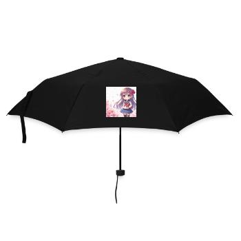 Anime Japanese Manga - Umbrella (small) - black - Front