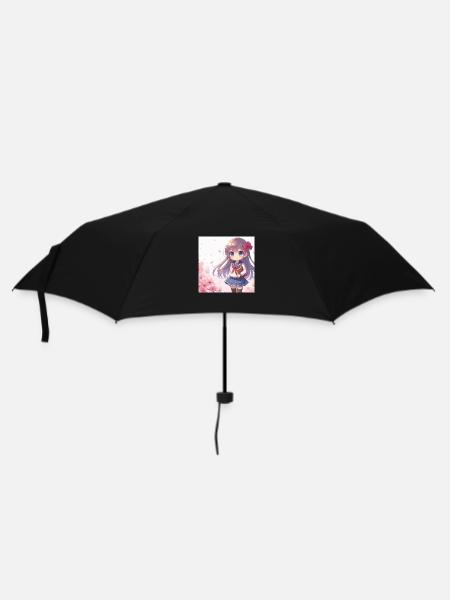 Mangas japonais animés - Parapluie standard - noir