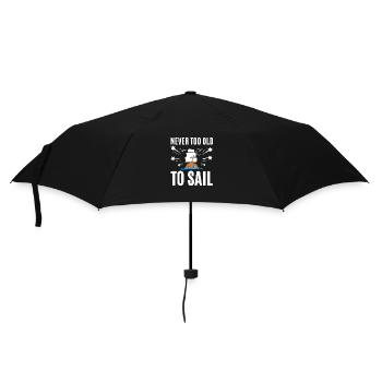 Jamais trop vieux pour naviguer - Parapluie standard - noir - Devant