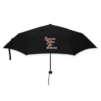 Die Revolution wird feministisch sein, oder wird sie es nicht sein - Regenschirm (klein) - Schwarz - Vorne