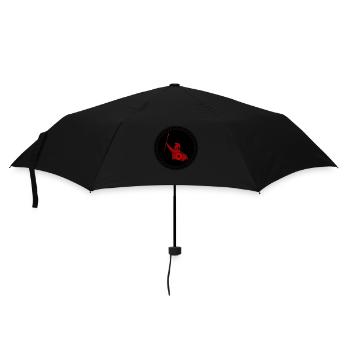 spartan 02 - Regenschirm (klein) - Schwarz - Vorne