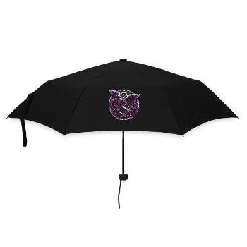 Erzengel Heiliger Religion Gott Engel Glaube Michael - Regenschirm (klein) - Schwarz - Vorne