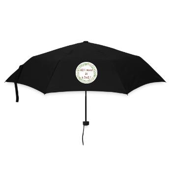 All I need - Umbrella (small) - black - Front