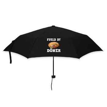 Doner Kebab, Kebab Skewer, Turkish Kebab Grill - Umbrella (small) - black - Front