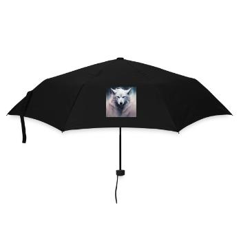 Wolf Spirit - Regenschirm (klein) - Schwarz - Vorne