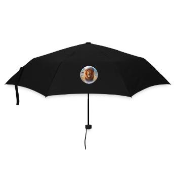 Lion dans la savane - Parapluie standard - noir - Devant