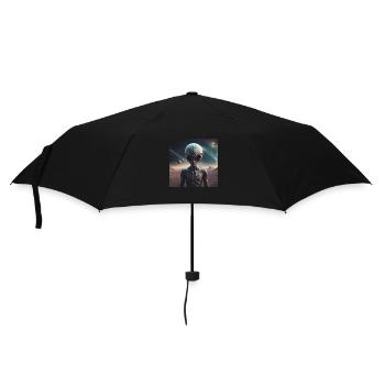 Alien - Regenschirm (klein) - Schwarz - Vorne