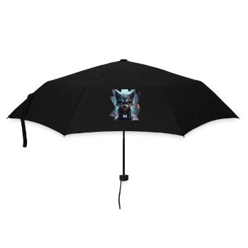 Monster 1 - Regenschirm (klein) - Schwarz - Vorne