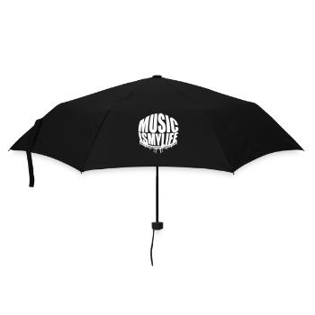 La musique est ma vie Musique La vie Amour Dire Graffiti - Parapluie standard - noir - Devant