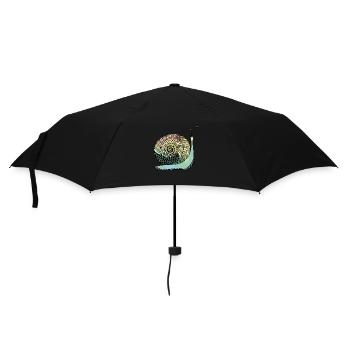 Escargot - Parapluie standard - noir - Devant