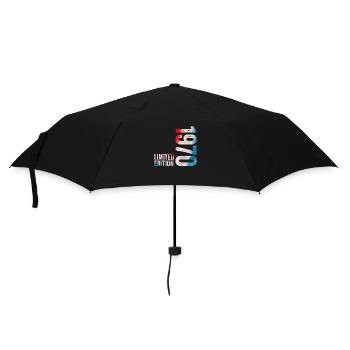 1970 Limited Edition 1970 Geburtstagsgeschenk - Regenschirm (klein) - Schwarz - Vorne