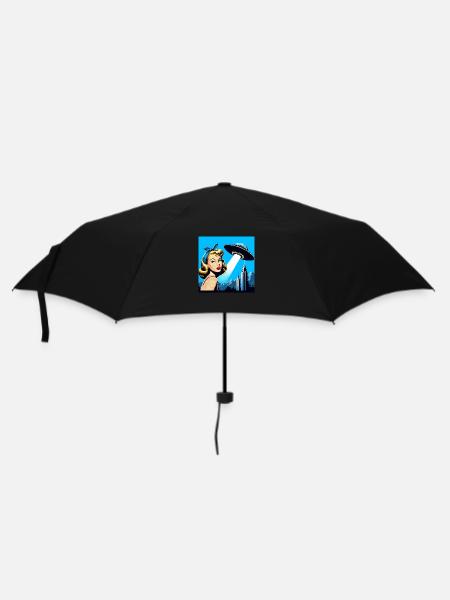 The Girl & The Spaceship - Umbrella (small) - black