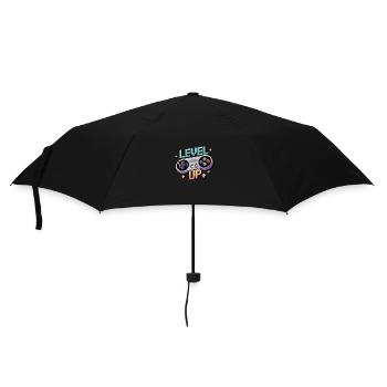 Level Up – Gaming Controller - Umbrella (small) - black - Front