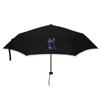 Cute Black Cat - Umbrella (small) - black - Front