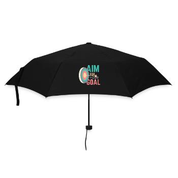 Aim for your Goal - Umbrella (small) - black - Front
